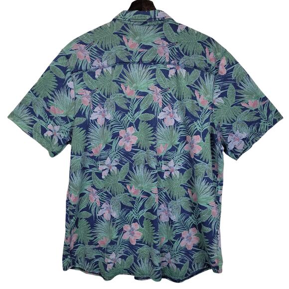 Tommy Bahama Men's Hawaiian Floral Button-Up Shirt Sz XL Resortwear Island Vibes - Picture 4 of 8